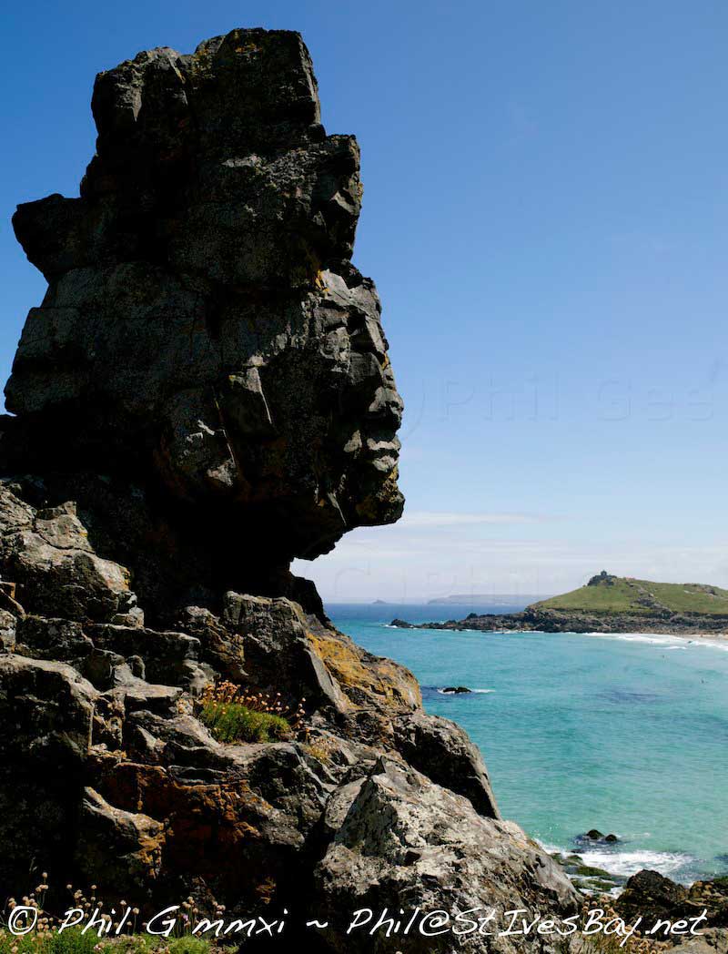 Mans Head Clodgy © Phil Gee